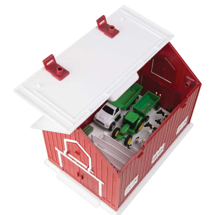 John Deere 1:64 Red Barn Playset