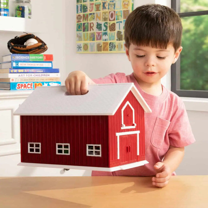 John Deere 1:64 Red Barn Playset