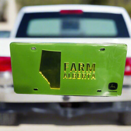 John Deere Farm Alberta License Plate
