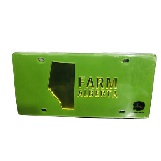 John Deere Farm Alberta License Plate
