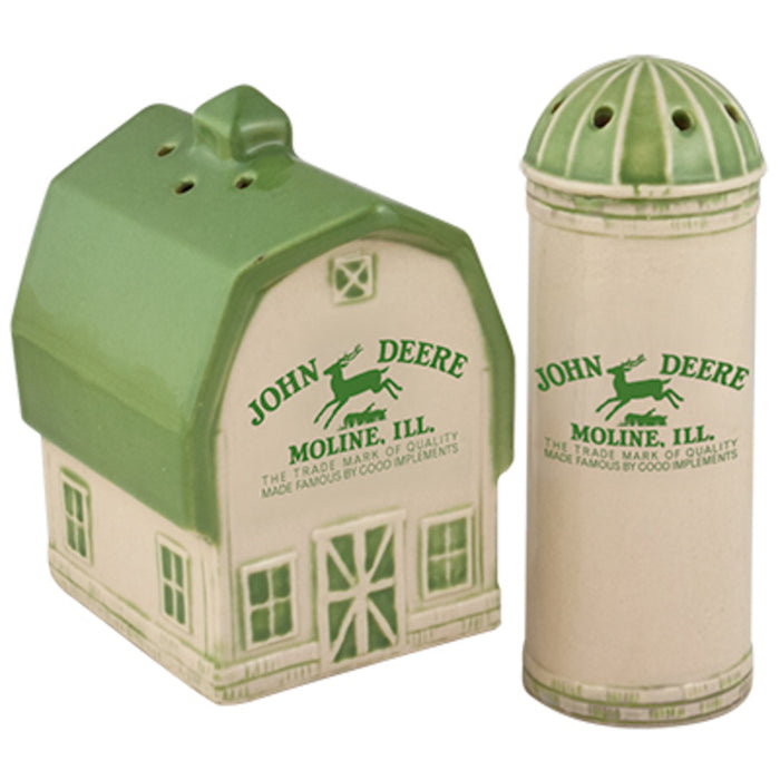 John Deere Barn/Silo Salt and Pepper Set