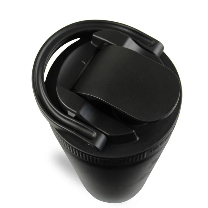 lid closed John Deere Black Engraved Ice Shaker