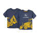 John Deere Boy Child Ombre Blue Backhoe Tee