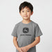 John Deere Boys Grey Logo Tee