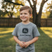 John Deere Boys Grey Logo Tee