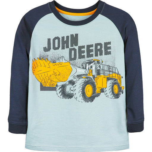 John Deere Boy Child Long Sleeve Tee Construction