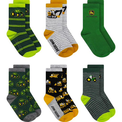 John Deere Boy Child Multi Crew Socks