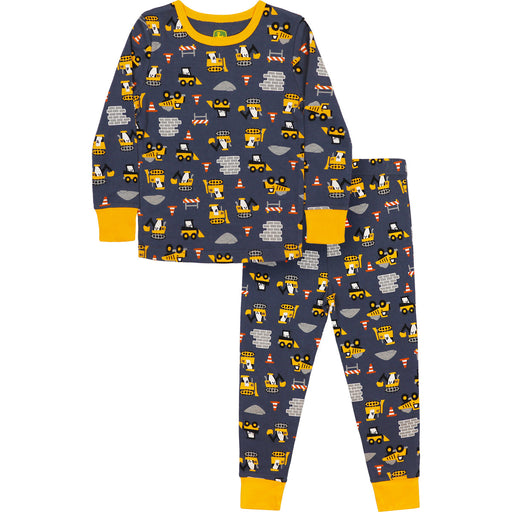 John Deere Boy Child PJ Set Construction Vehicles