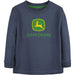 John Deere Boy Child Trademark Longsleeve Tee in Blue