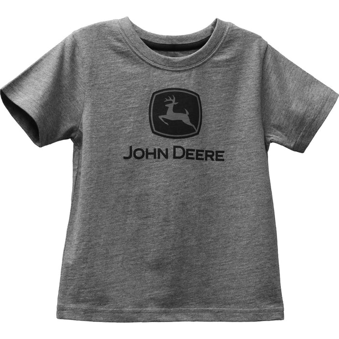 John Deere Boy Toddler Grey Tee Logo