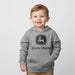 John Deere Toddler Boys Grey Logo Fleece Hoodie