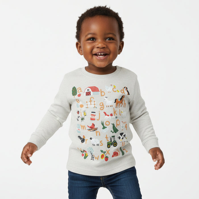 John Deere Toddler Boys Long Sleeve Tee - ABC Farm