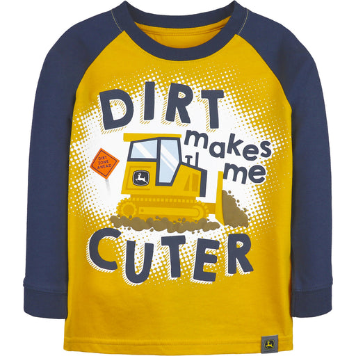 John Deere Boy Toddler Long Sleeve Tee - Dirt Cuter