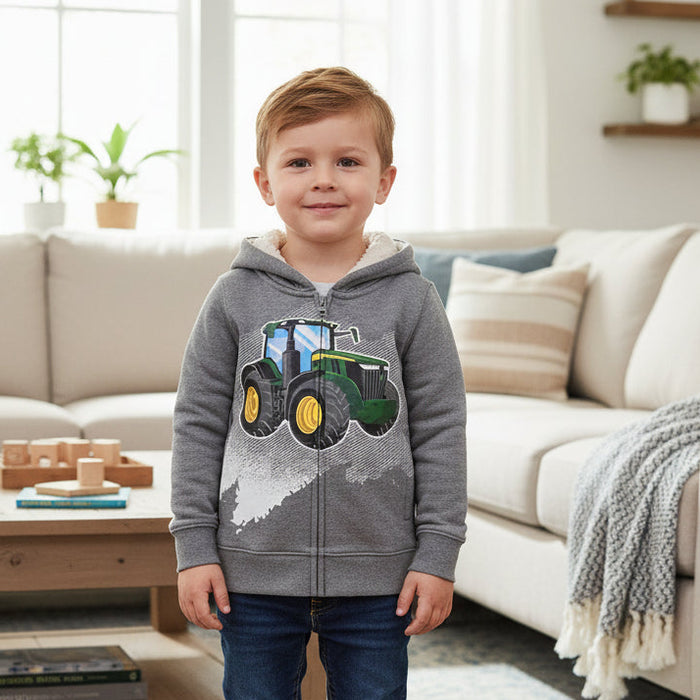 John Deere Sweat à Capuche Polaire Garçon - Ultra Doux Et Confortable