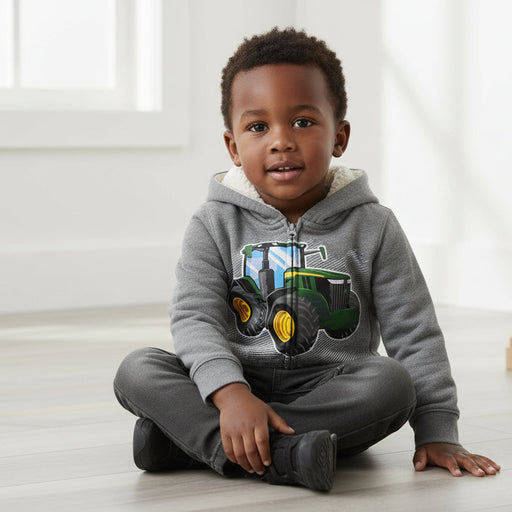 John Deere Toddler Boys Zip Hoodie Tractor