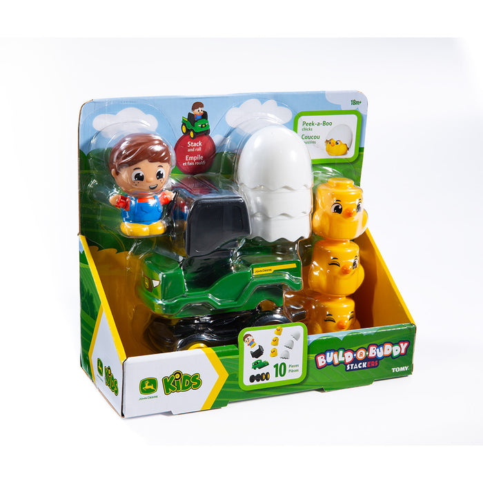John Deere Build-A-Buddy 10-Piece Stacker Set Toy