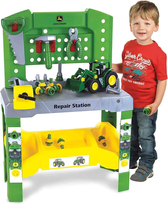 John Deere Buildable Repair Station & Tractor