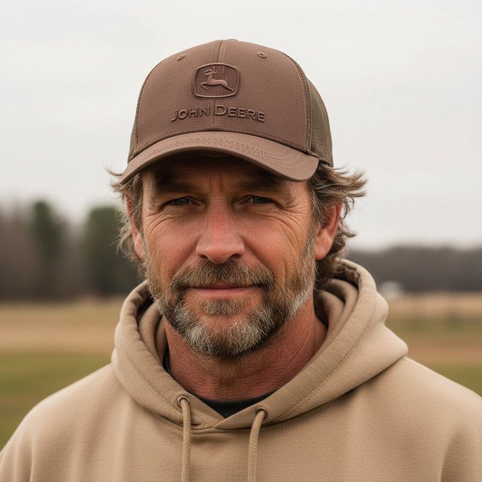 John Deere Canvas Camo Cap