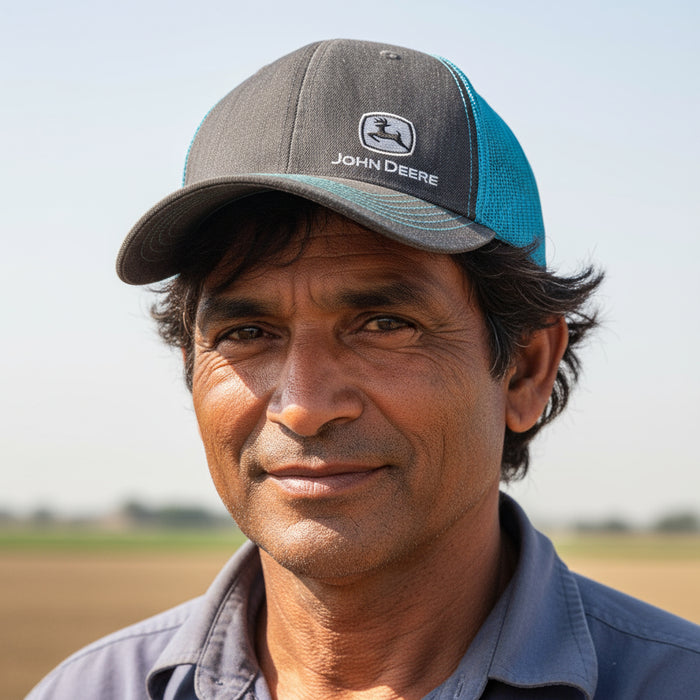 John Deere Chambray Mesh Cap