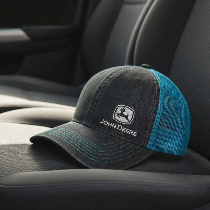 John Deere Chambray Mesh Cap