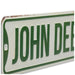 detail view of John Deere Embossed Metal Street Sign