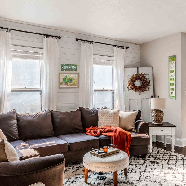 John Deere Embossed Tin Vertical Logos Sign