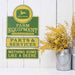 John Deere Farm Equipment Linked Tin Sign