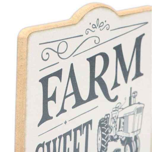 John Deere Farm Sweet Farm Wood Wall Sign