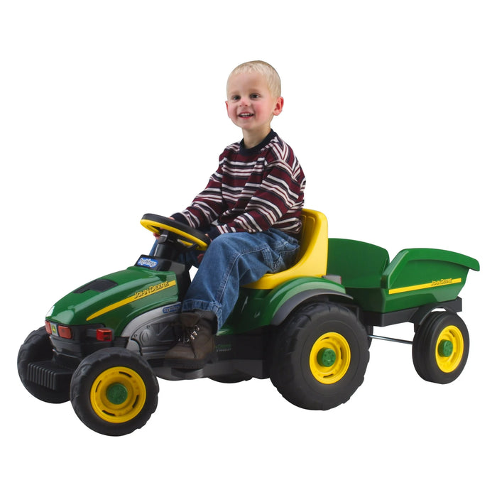 John Deere Farm Pedal Tractor with Trailer