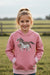 John Deere Toddler Girls Fleece Hoodie - Foal