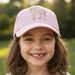 John Deere Toddler Girls Soft Pink Horse Cap