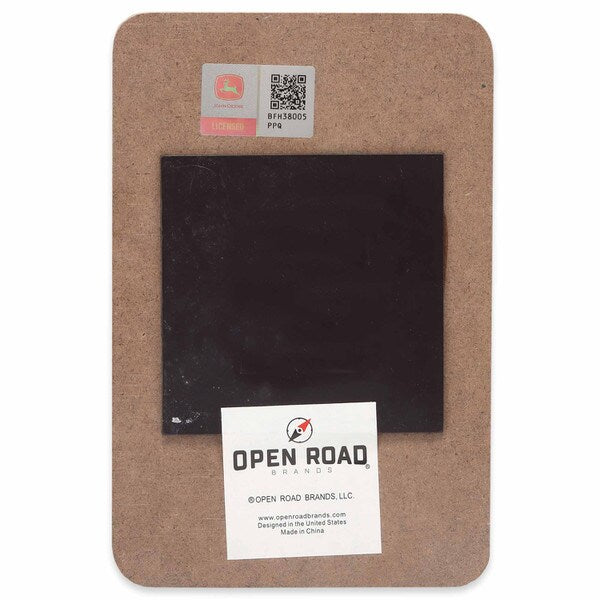 John Deere Home Is Where Dog Is Wooden Magnet