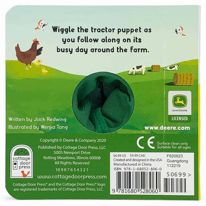 back of the John Deere I Am A Tractor Book