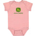 John Deere Girl Infant Mauve Logo Bodyshirt