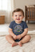 John Deere Infant Girls Flower Barn Bodysuit