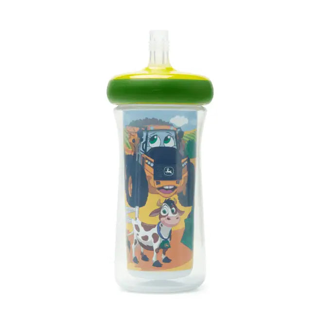 John Deere Kid's Insulated Straw Cup 2 Pack