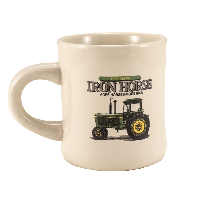 John Deere Iron Horse Cream Diner Mug