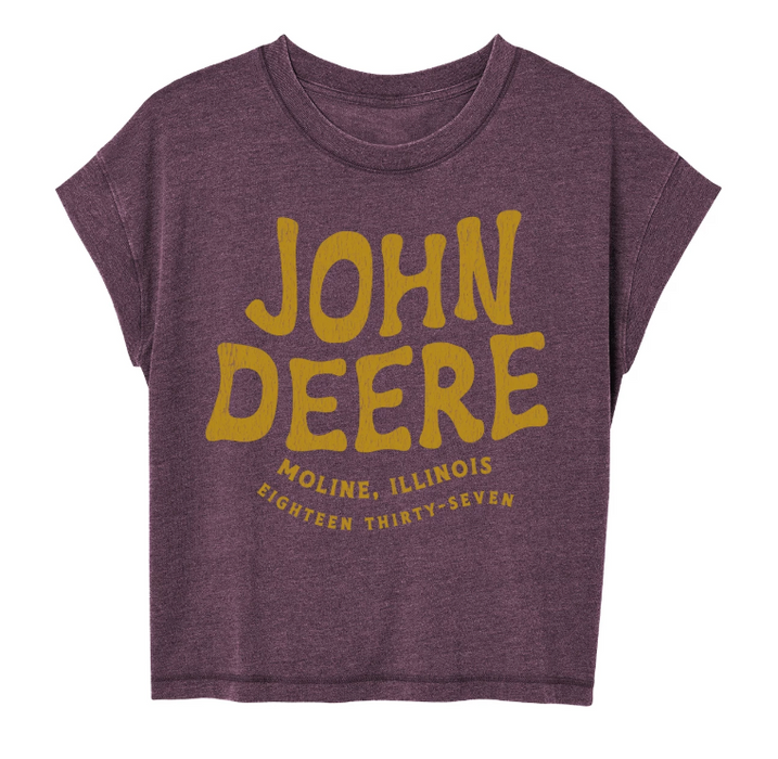 John Deere Ladies Eighteen Thirty-Seven Vintage Tee