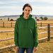 John Deere Ladies Green Hoodie