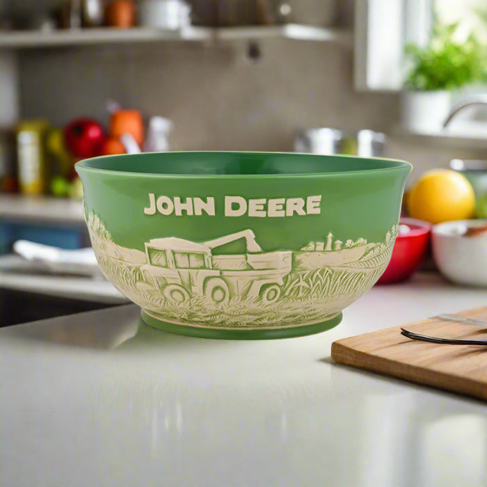 John Deere Large Stoneware Bowl