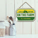 John Deere Life On the Farm Hanging Wood Sign