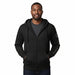 John Deere Men's Black Heather Full Zip Hoodie