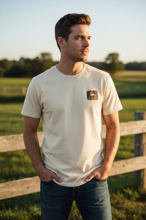John Deere Men's Buck Sunset Short Sleeve Tee