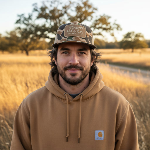 John Deere Mens Camo Patch Cap