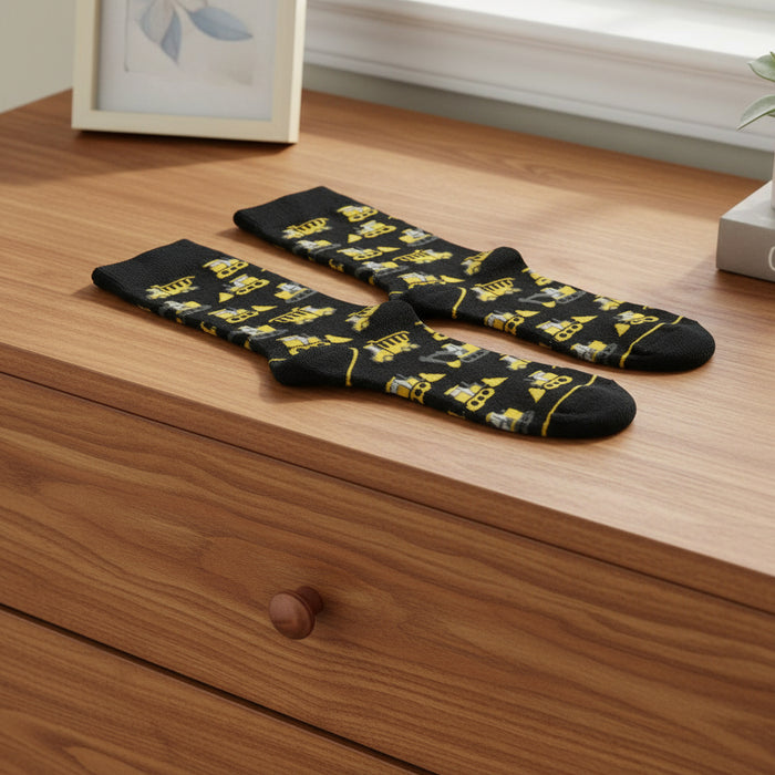 John Deere Men's Construction Print Sock