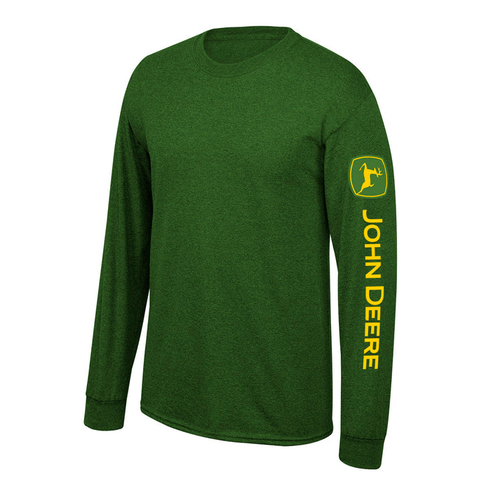 John Deere Mens Green Trademark Long Sleeve Tee