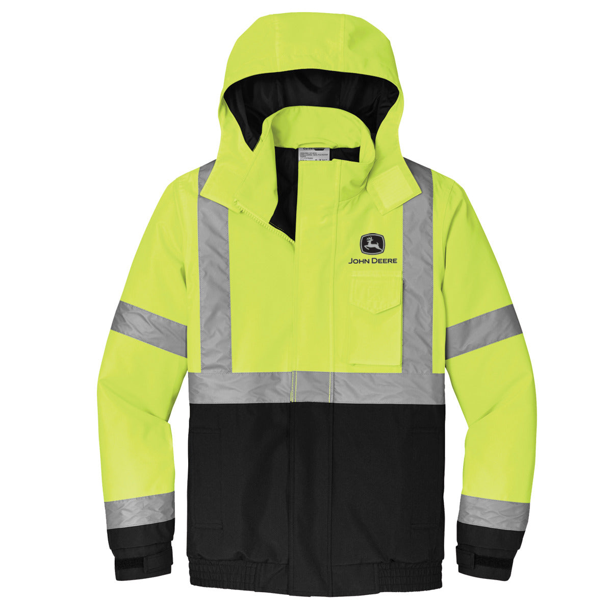 John Deere Men's Hi-Vis Waterproof Bomber Jacket — Horizon Ag Turf