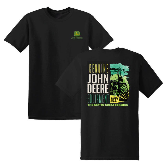 John Deere Mens Key to Great Farming Tee