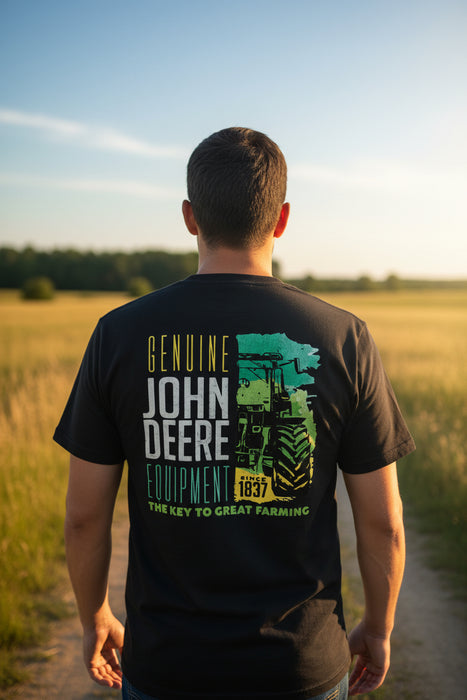 John Deere Men's Key to Great Farming Tee