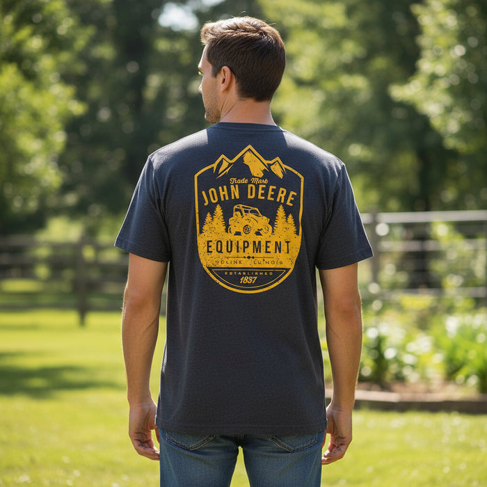 John Deere Men's Navy Gator Mountain Tee
